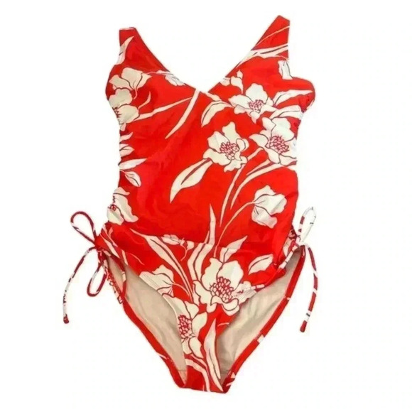 Kona Sol Women's Side Cinch One Piece Swimsuit - Size XL - Picture 4 of 6